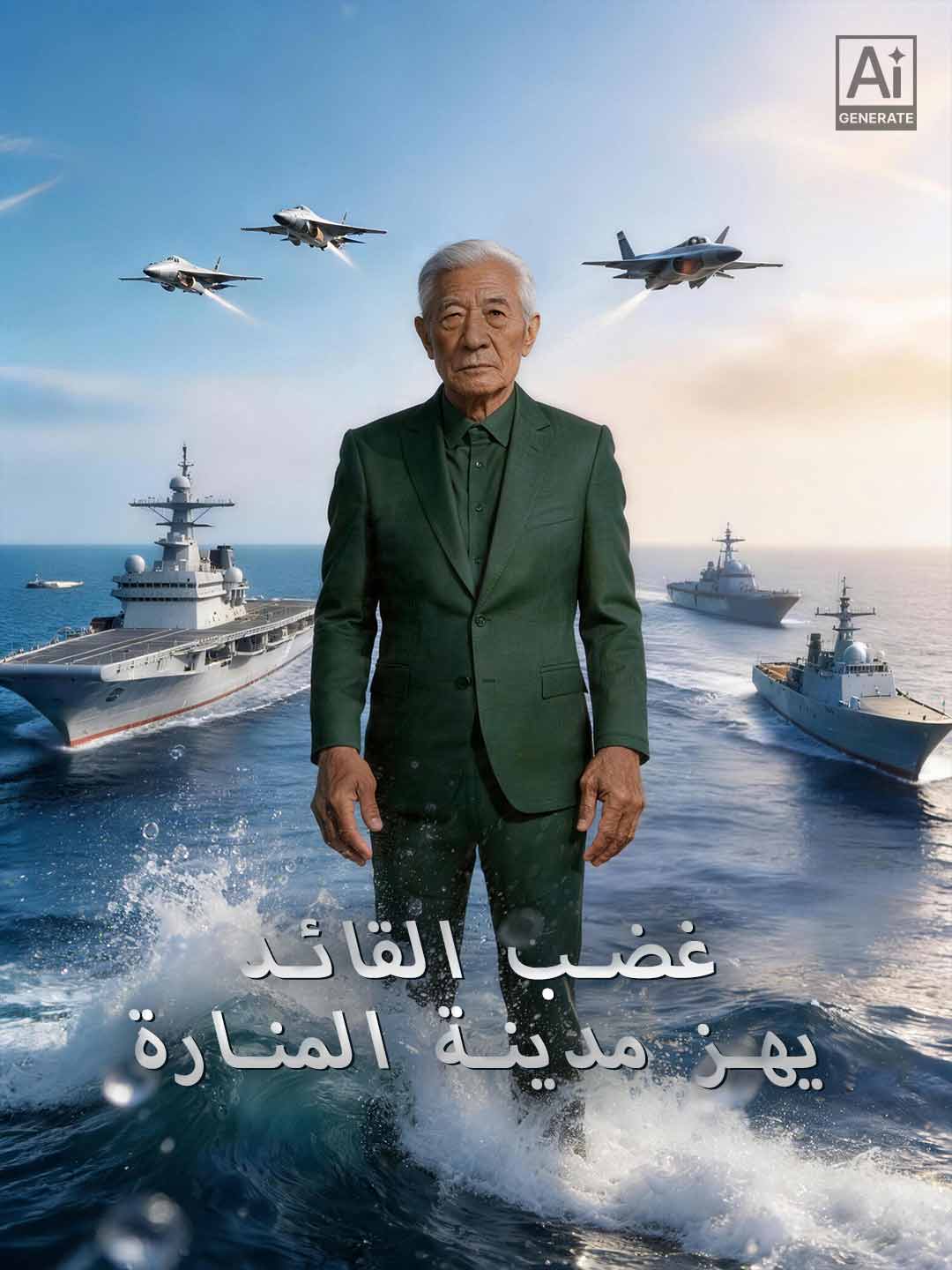 غضب القائد يهز مدينة المنارة posteri