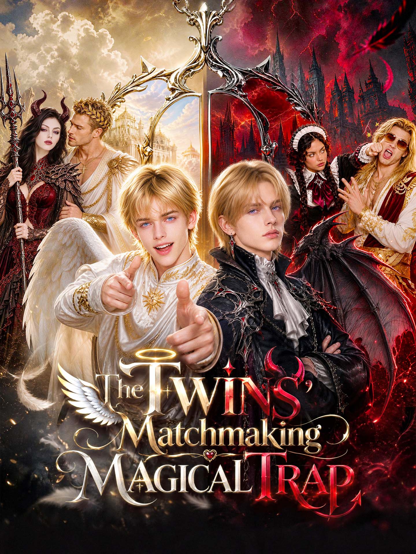 The Twins' Matchmaking Magical Trap posteri