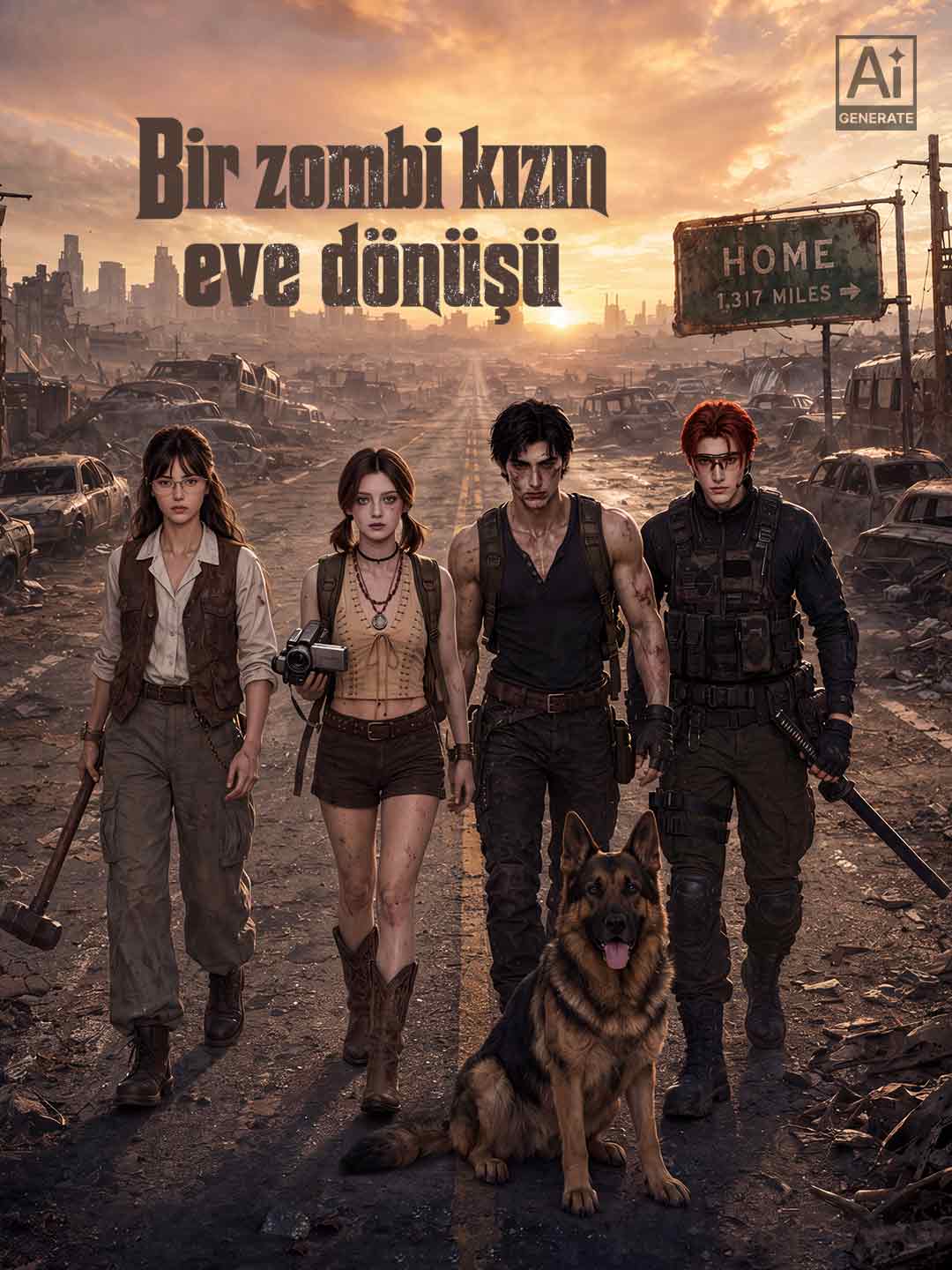 BİR ZOMBİ KIZIN EVE DÖNÜŞÜ posteri