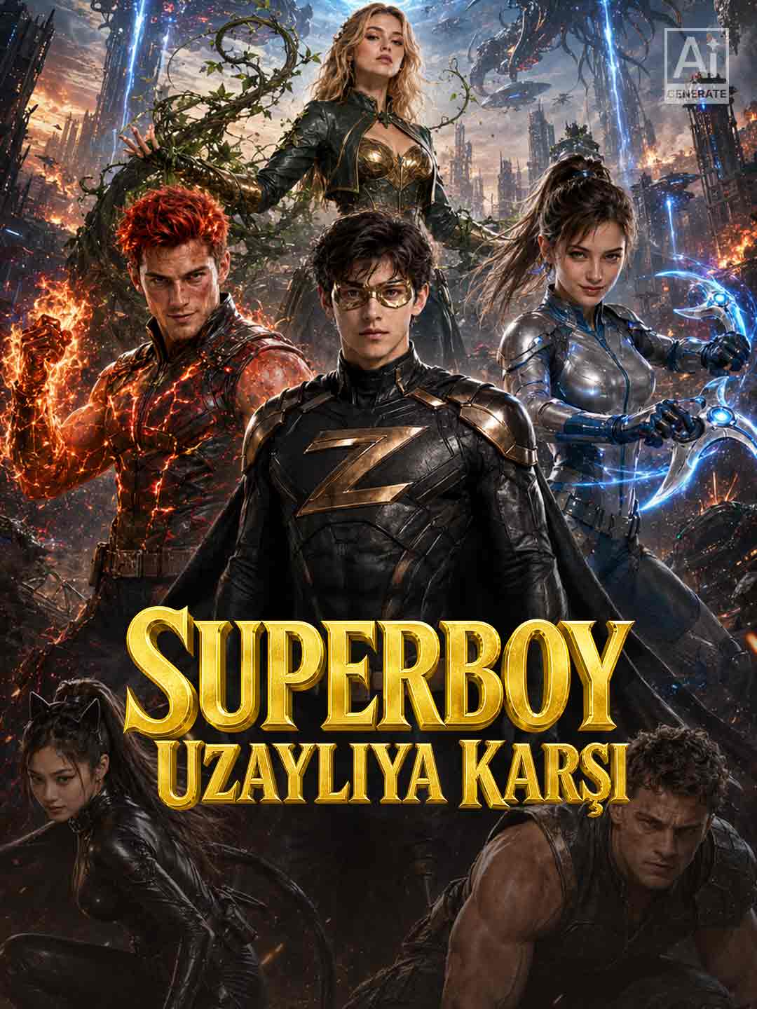 Superboy Uzaylıya Karşı posteri