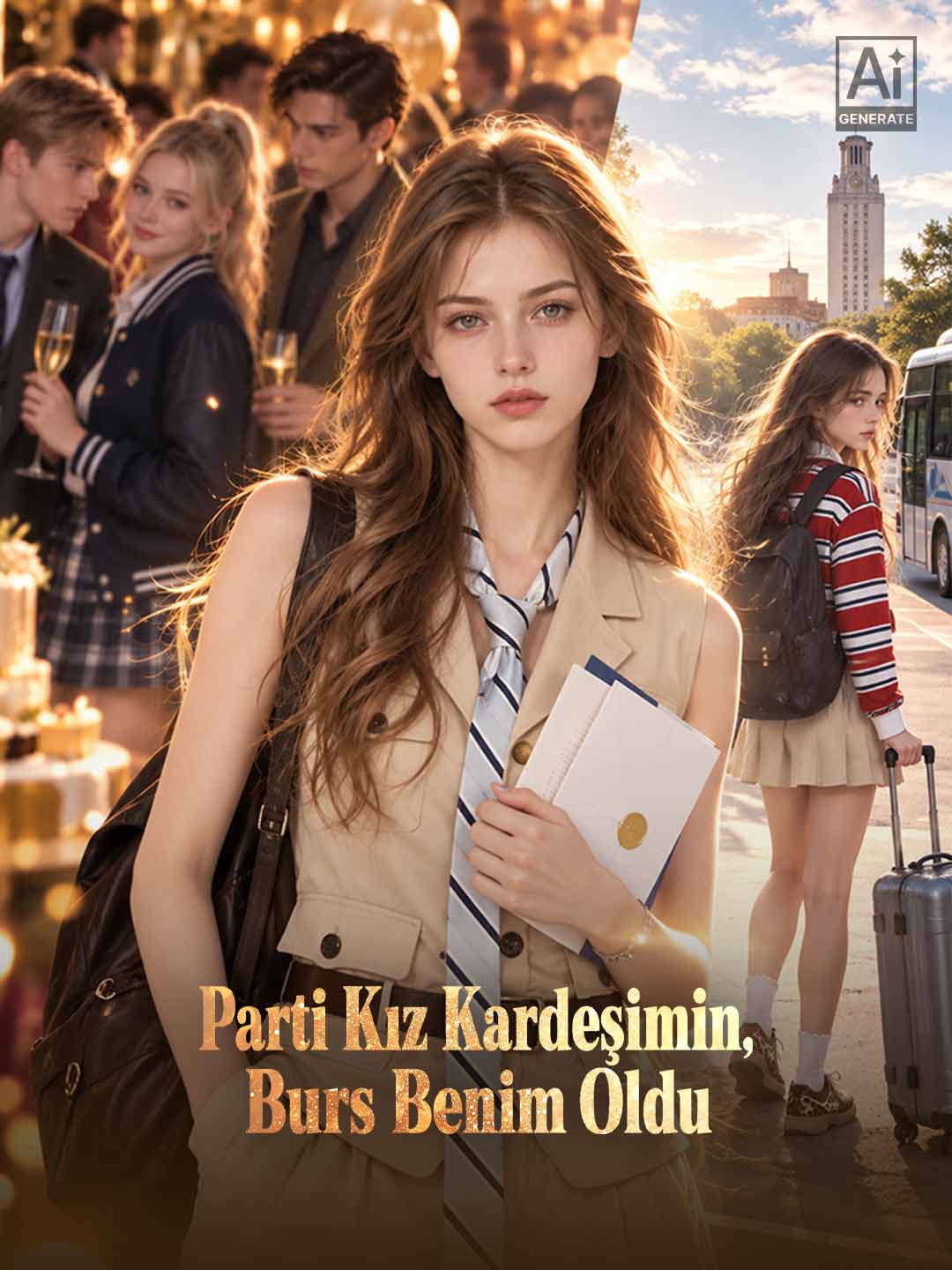 Parti Kız Kardeşimin, Burs Benim Oldu posteri