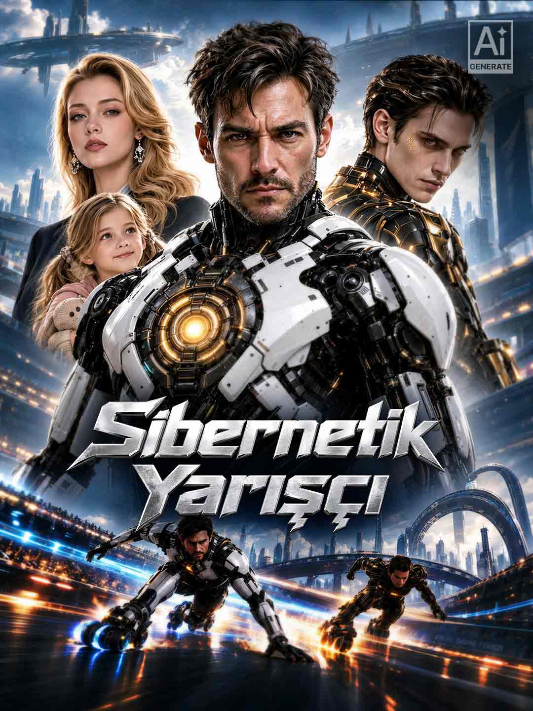 Sibernetik Yarışçı posteri