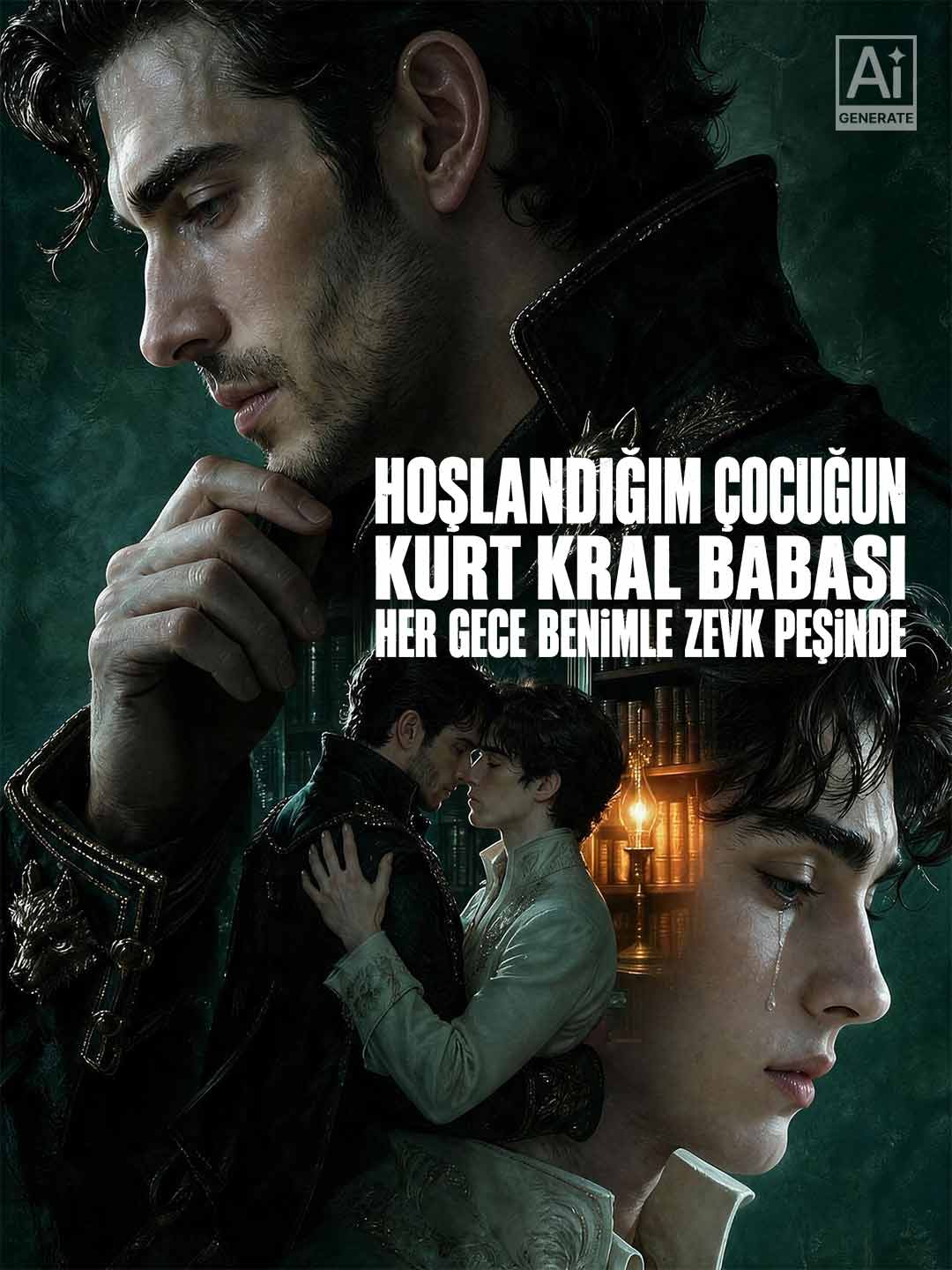 Hoşlandığım Çocuğun Kurt Kral Babası Her Gece Benimle Zevk Peşinde posteri