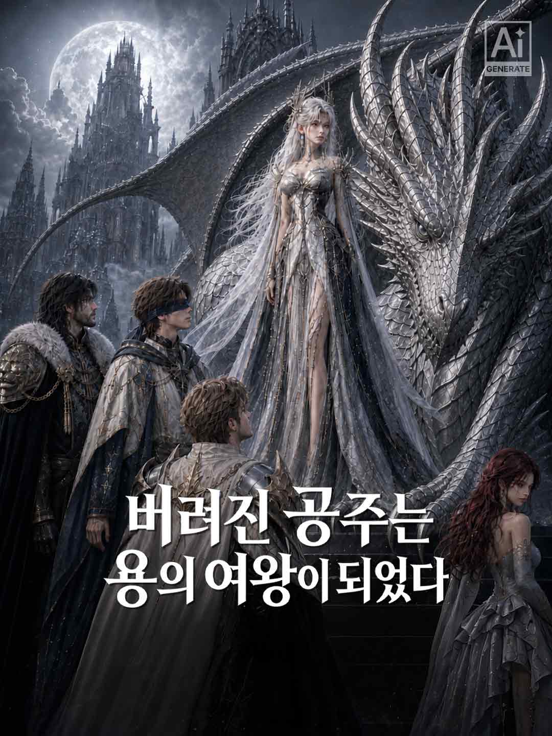 버려진 공주는 용의 여왕이 되었다 posteri