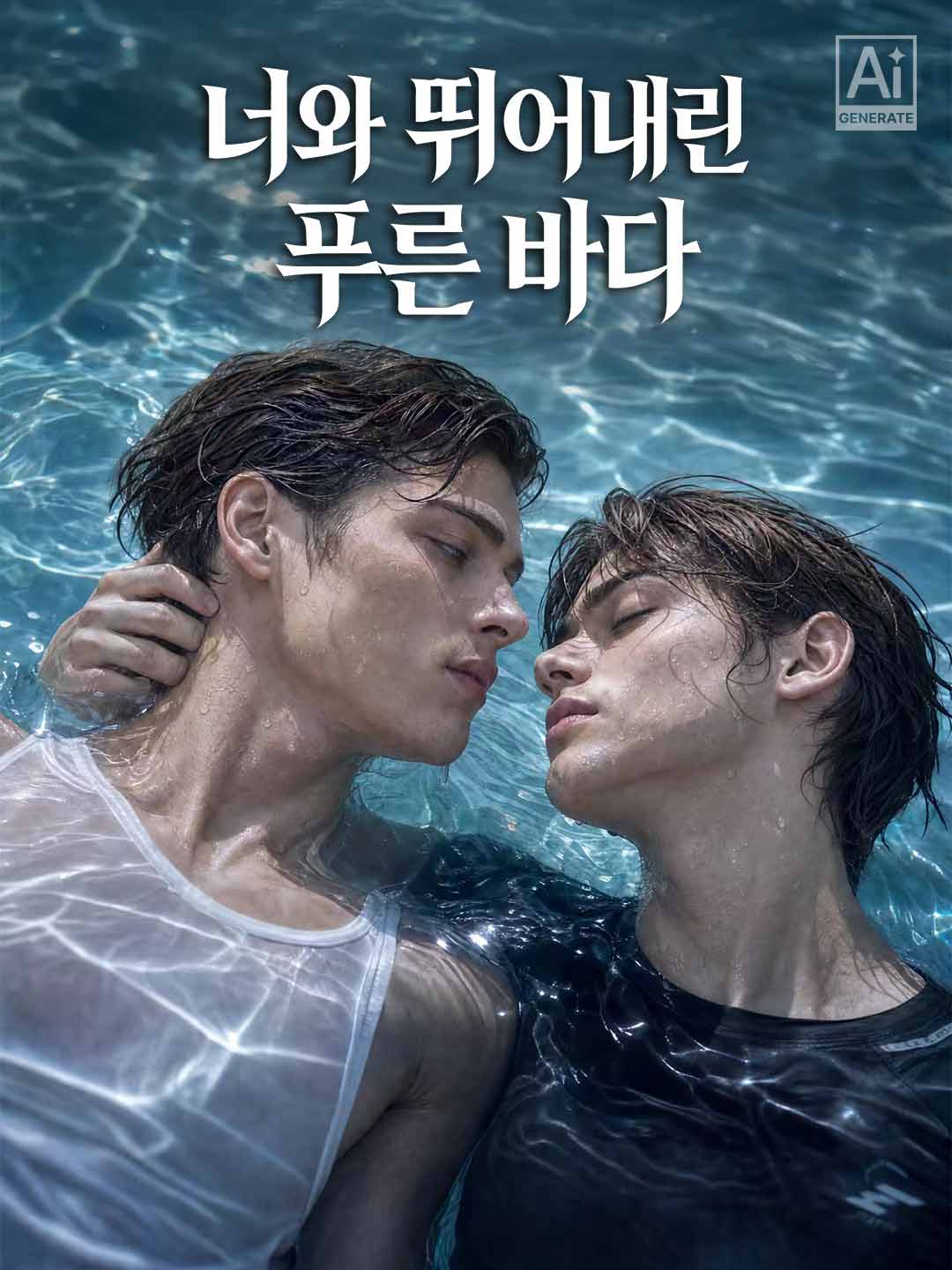 너와 뛰어내린 푸른 바다 posteri