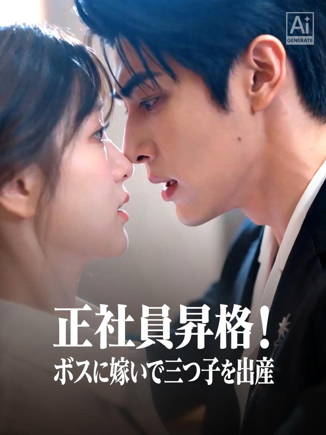 正社員昇格!ボスに嫁いで三つ子を出産 posteri