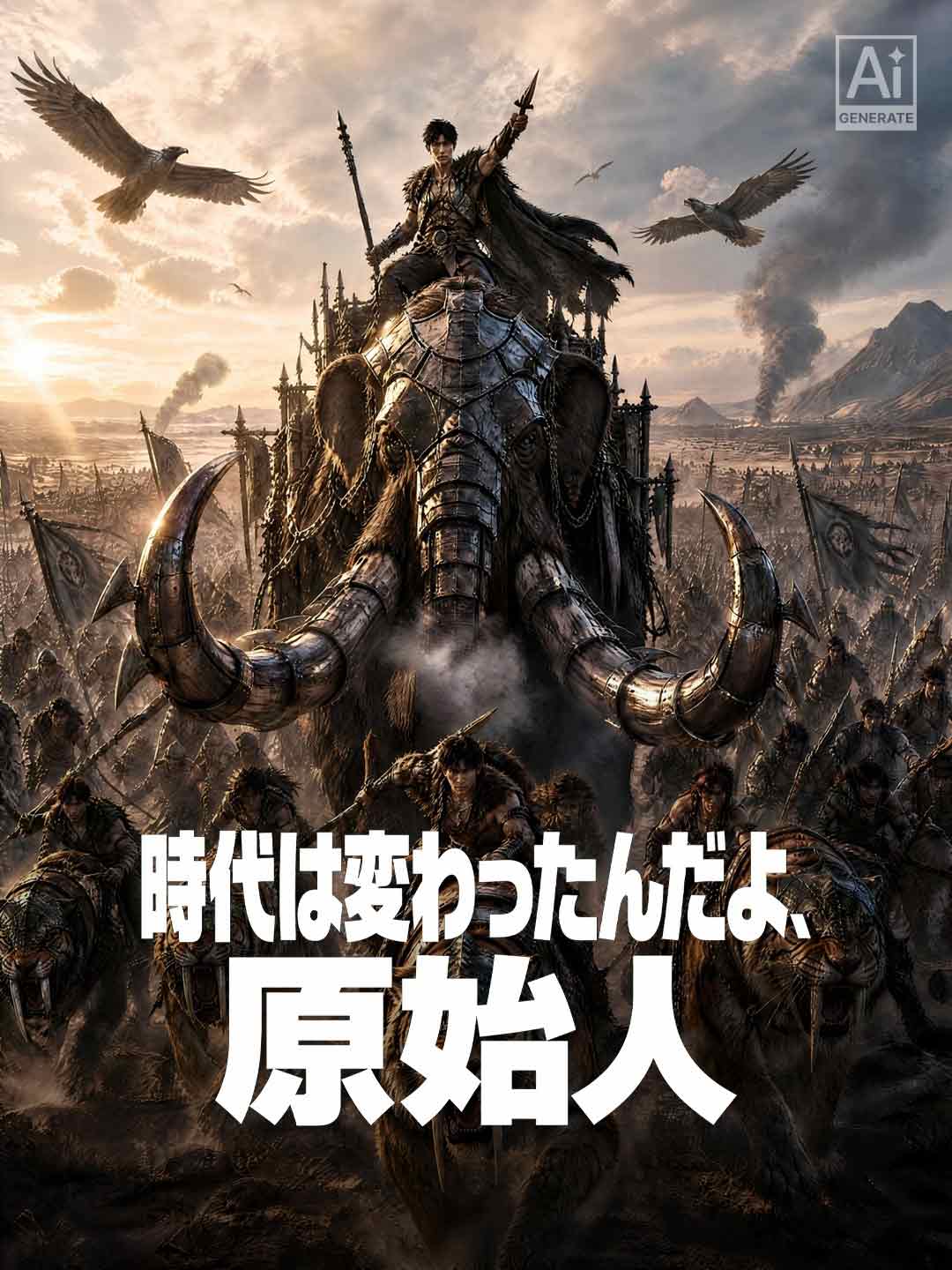 時代は変わったんだよ 原始人 posteri