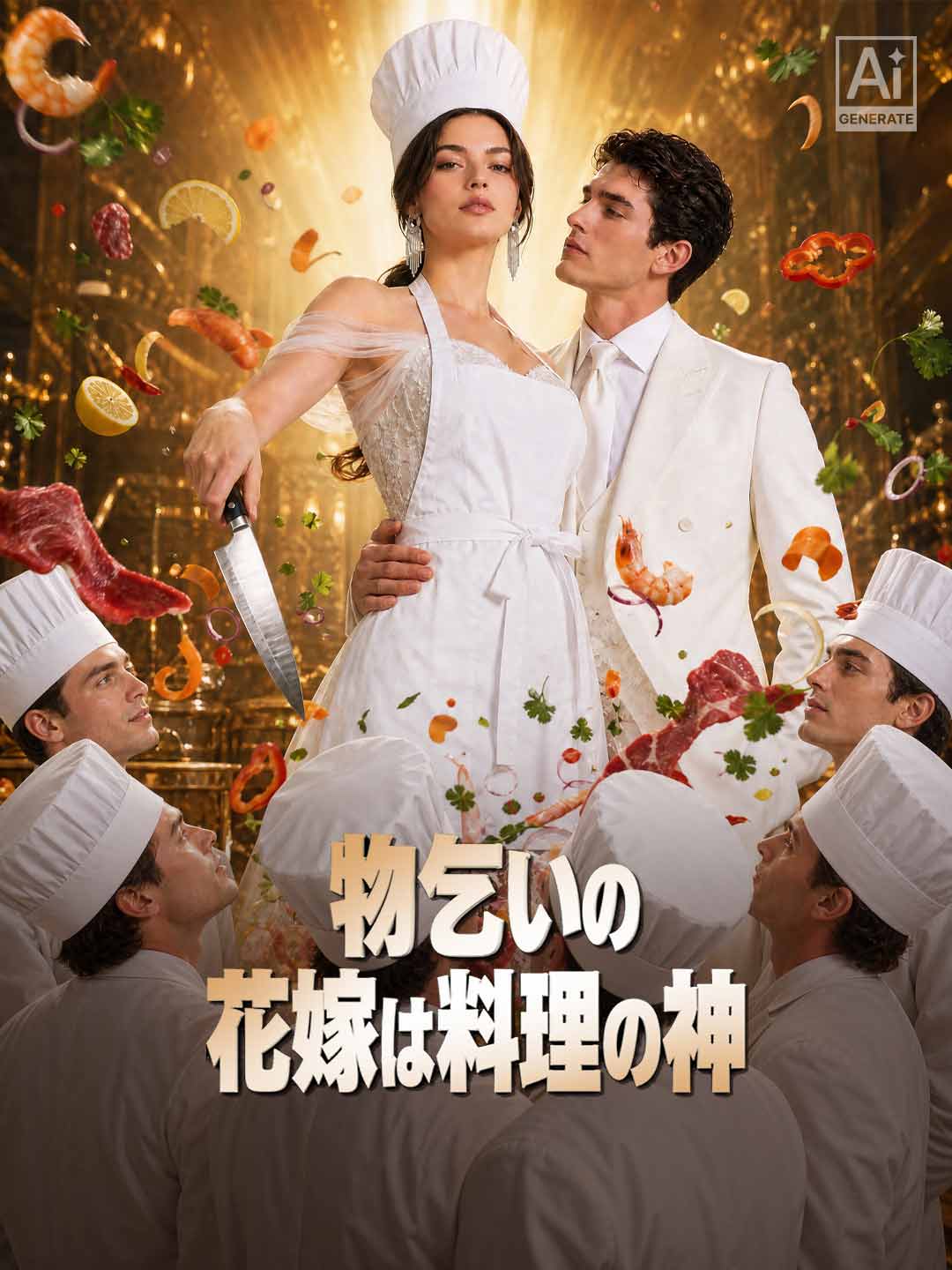 物乞いの花嫁は料理の神 posteri