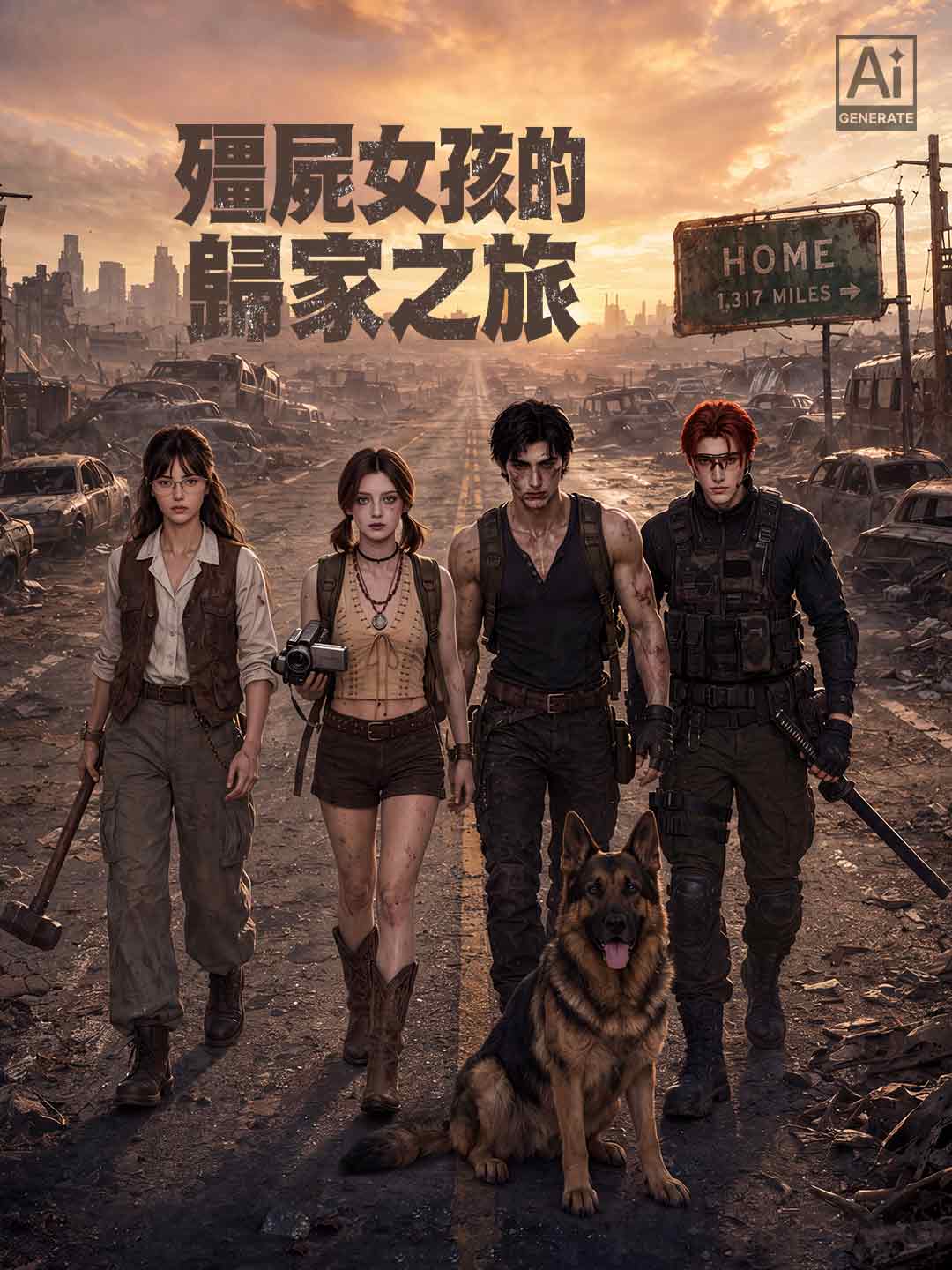 殭屍女孩的歸家之旅 posteri