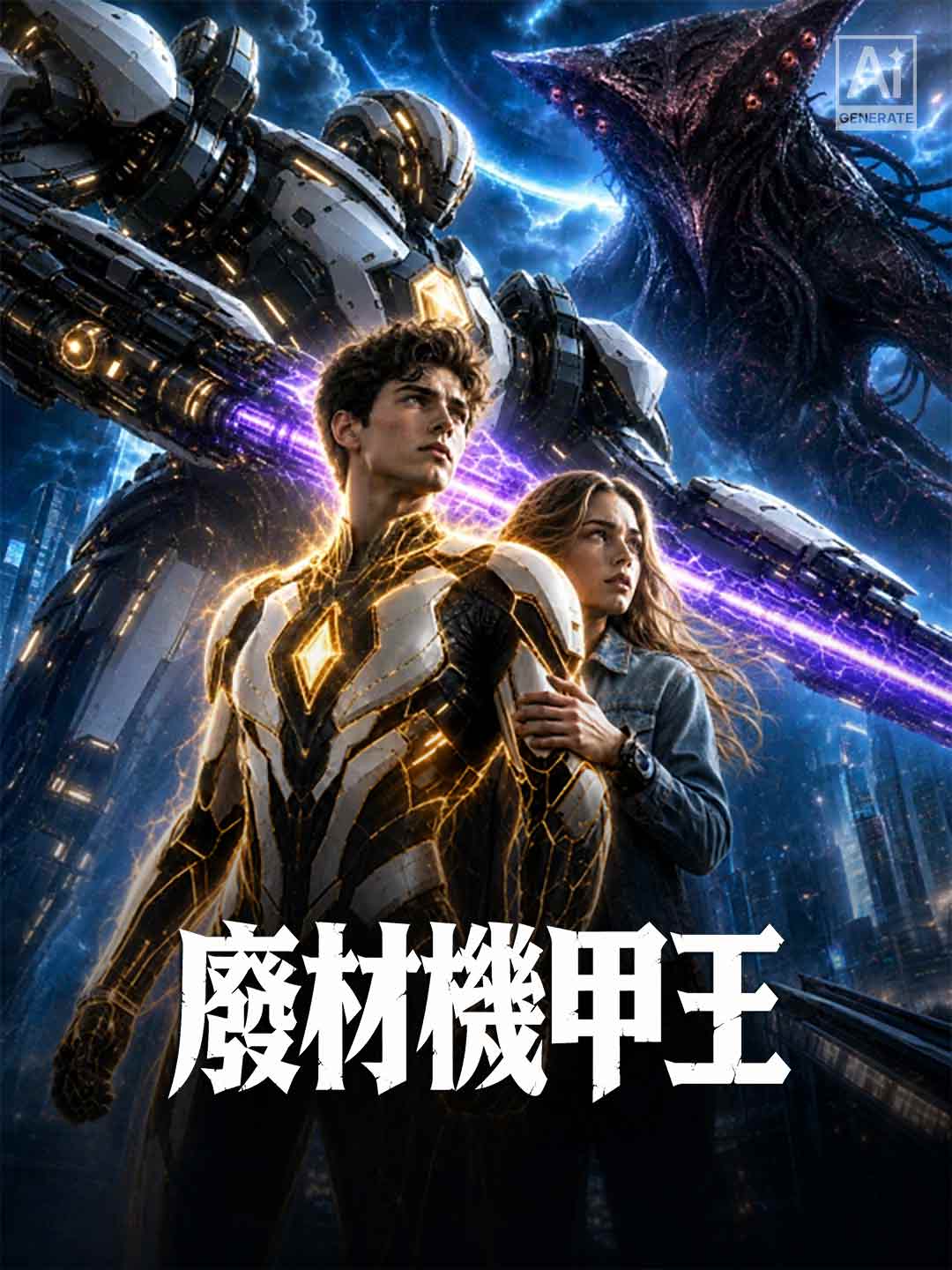 廢材機甲王 posteri