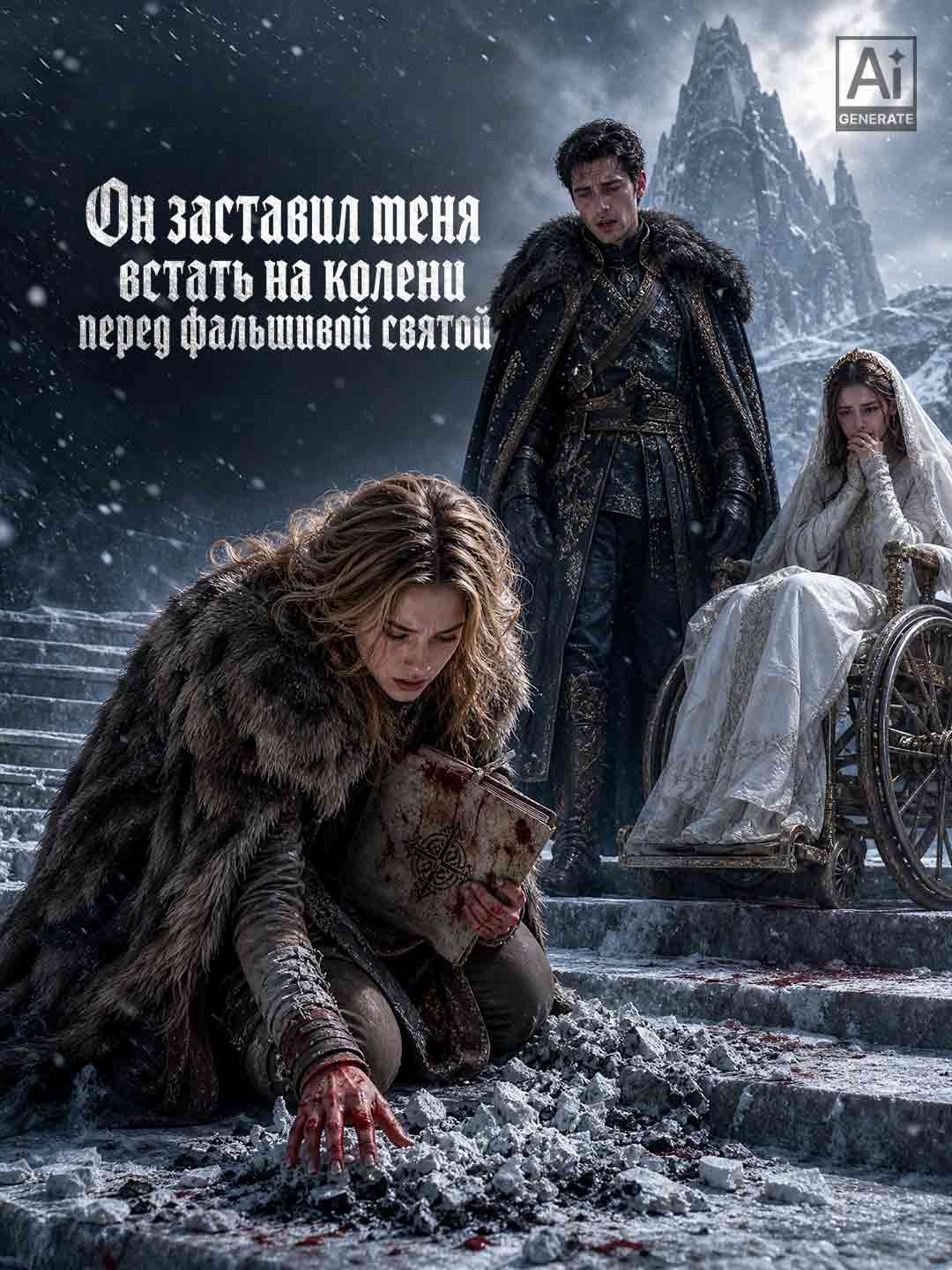 Он заставил меня встать на колени перед фальшивой святой posteri