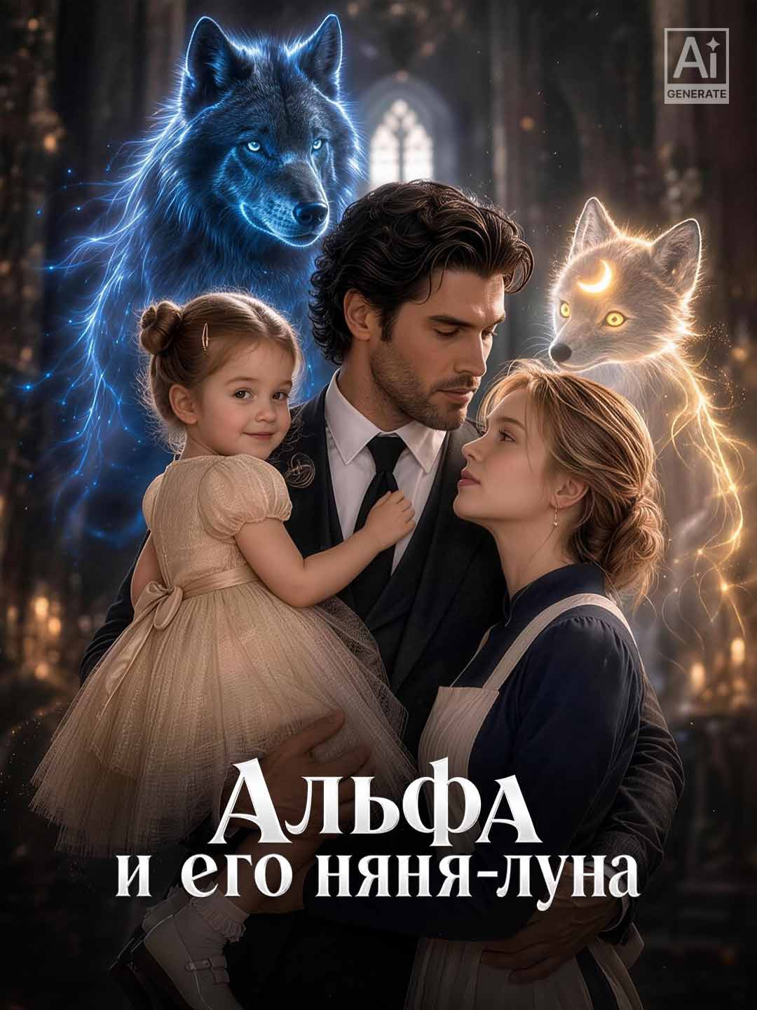 Альфа и его няня-луна posteri