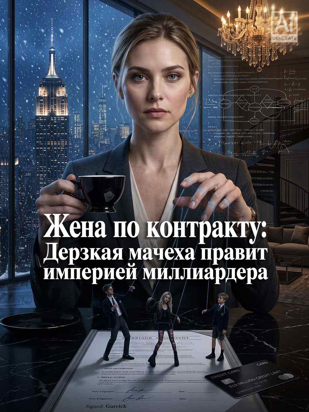 Жена по контракту: Дерзкая мачеха правит империей миллиардера posteri