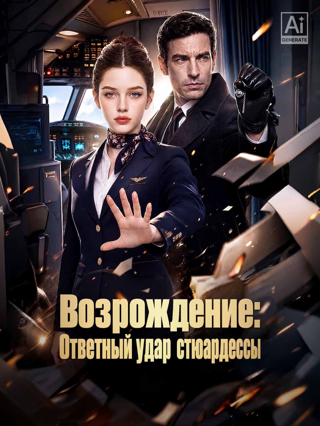 Возрождение: Ответный удар стюардессы posteri