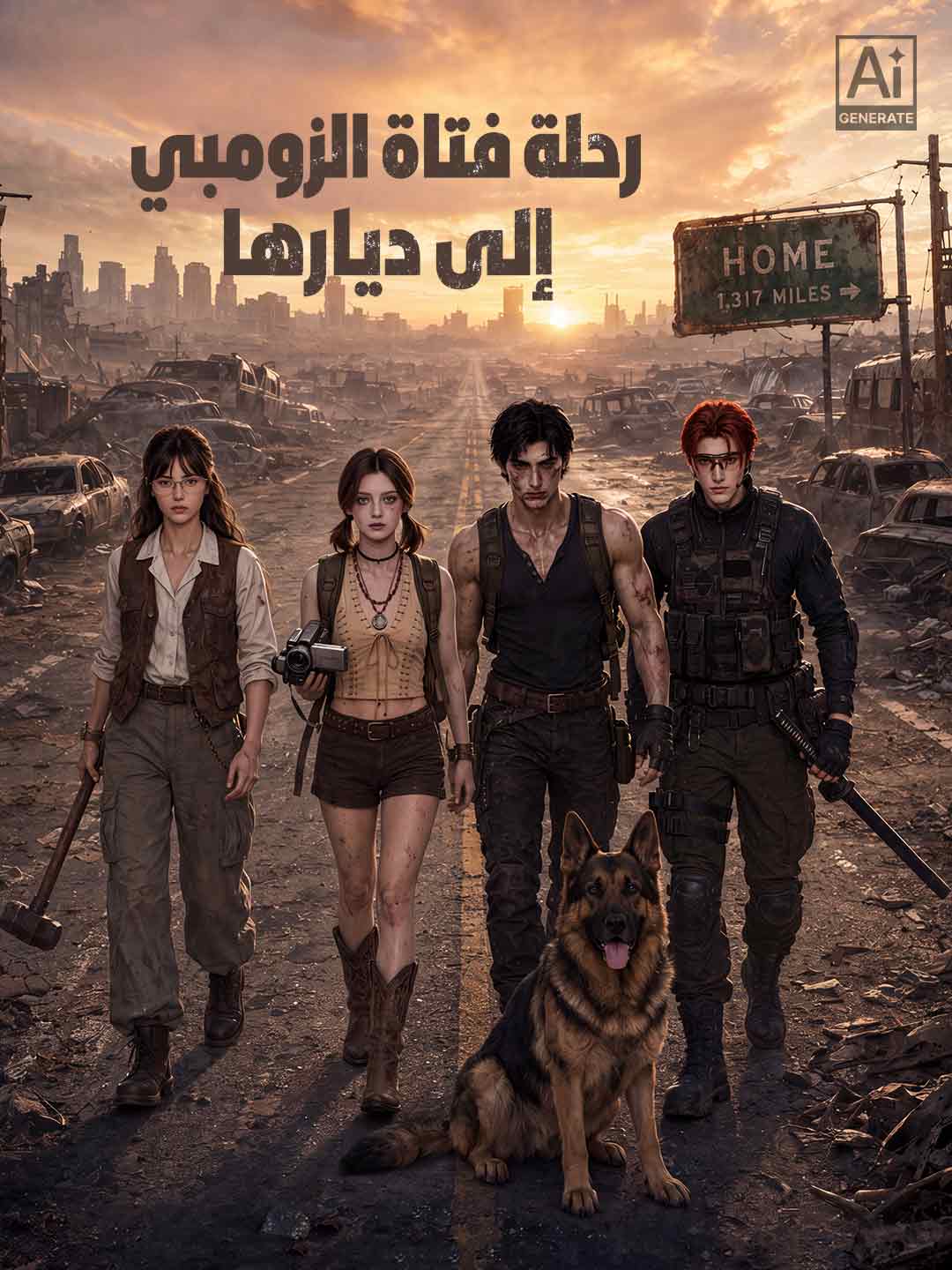 رحلة فتاة الزومبي إلى ديارها posteri