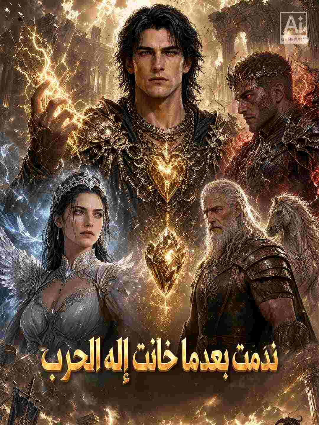 ندمت بعدما خانت إله الحرب posteri
