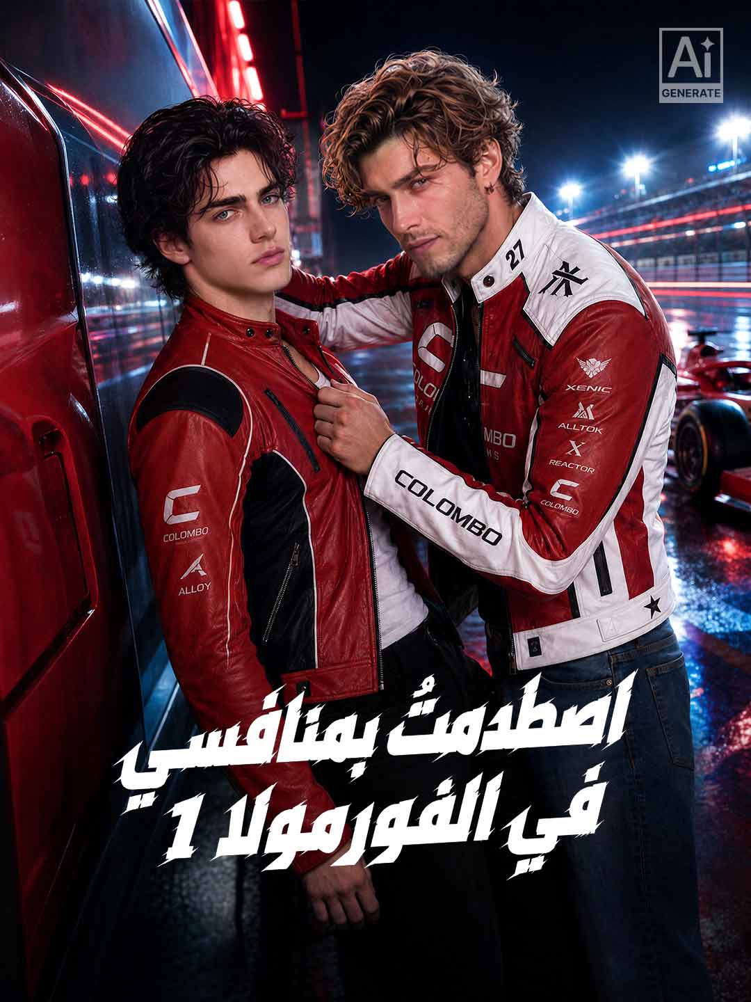 اصطدمتُ بمنافسي في الفورمولا 1 posteri
