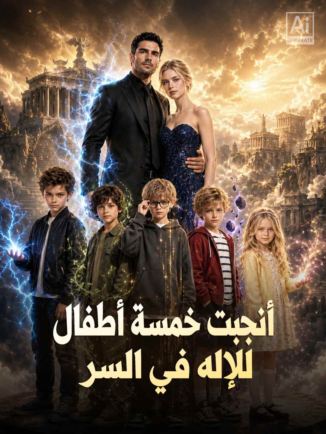 أنجبت خمسة أطفال للإله في السر posteri