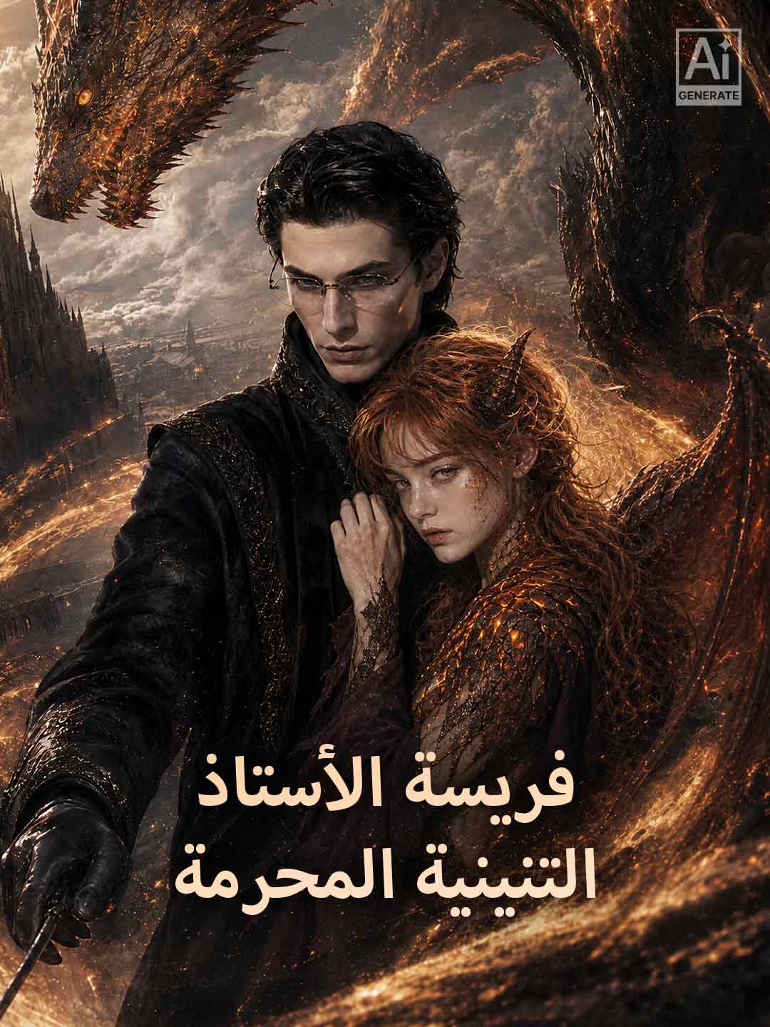 فريسة الأستاذ التنينية المحرمة posteri