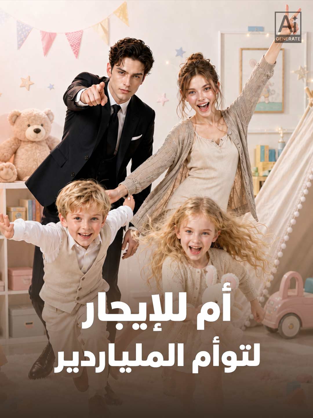 أم للإيجار لتوأم الملياردير posteri