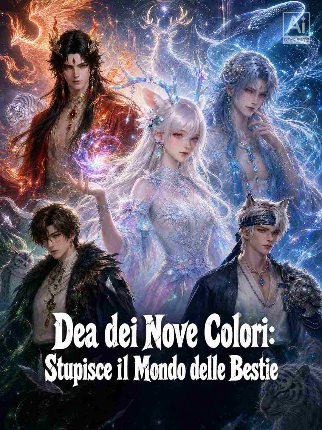 Dea dei Nove Colori: Stupisce il Mondo delle Bestie posteri