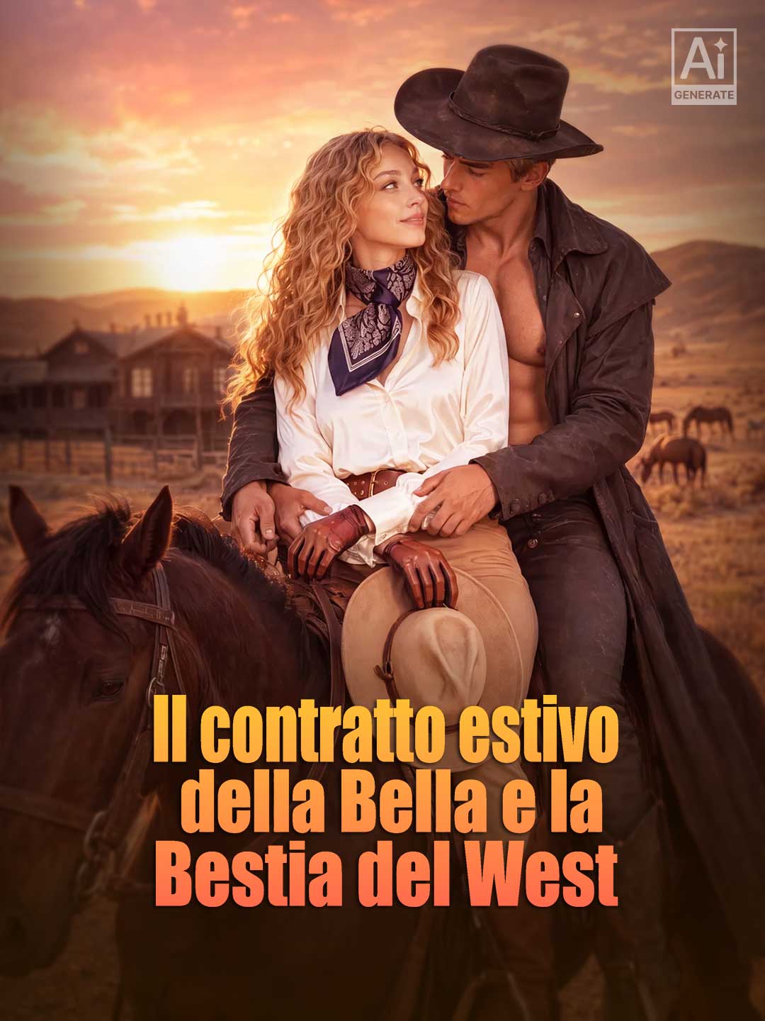 Il contratto estivo della Bella e la Bestia del West posteri
