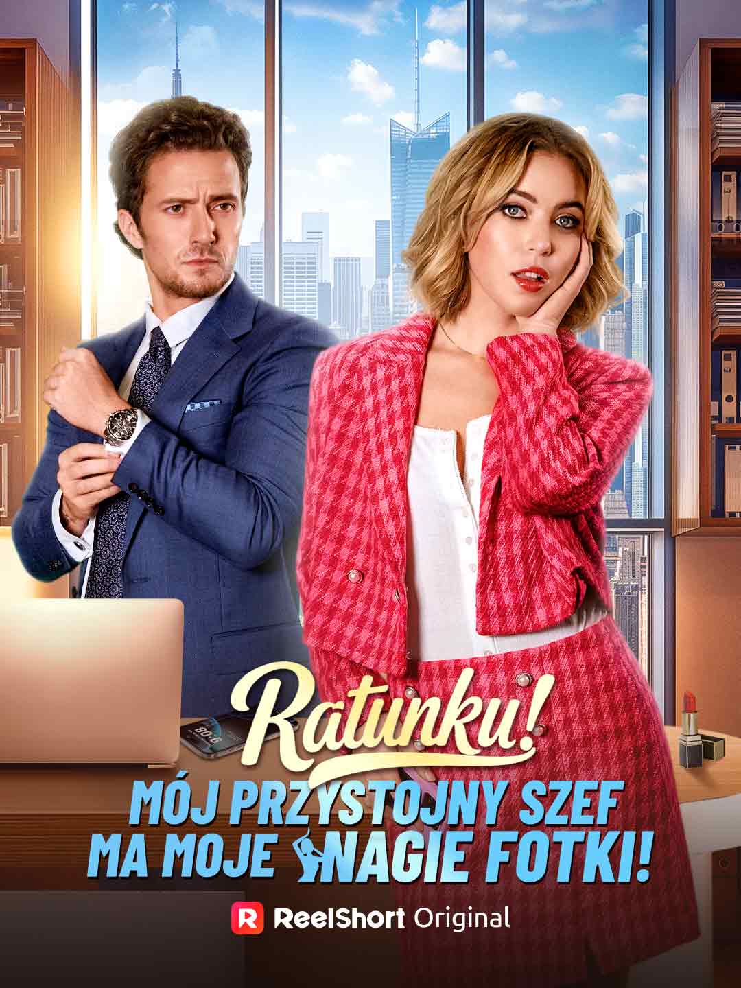 Ratunku! Mój przystojny szef ma moje nagie fotki! posteri