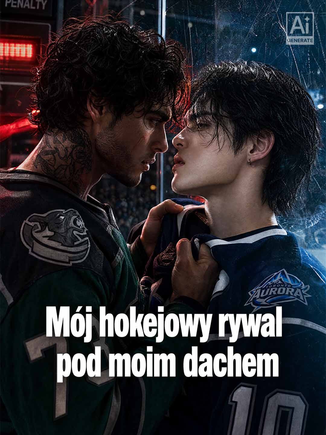 Mój hokejowy rywal pod moim dachem posteri