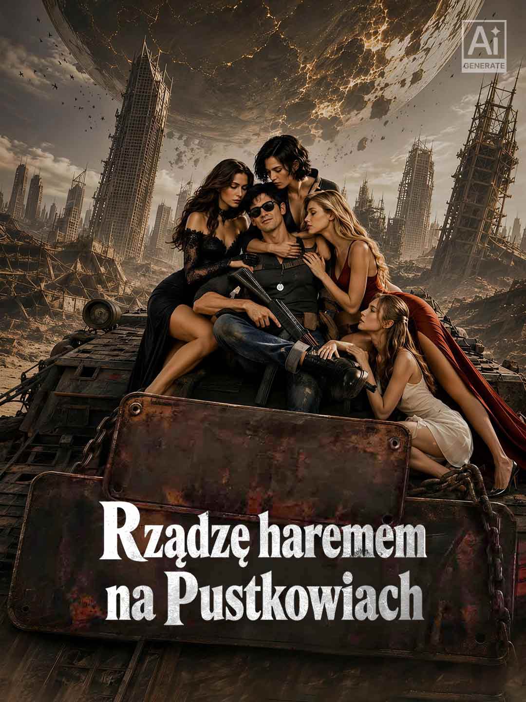 Rządzę haremem na pustkowiach posteri
