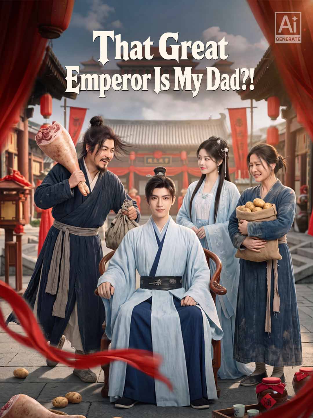 That Great Emperor Is My Dad?! posteri