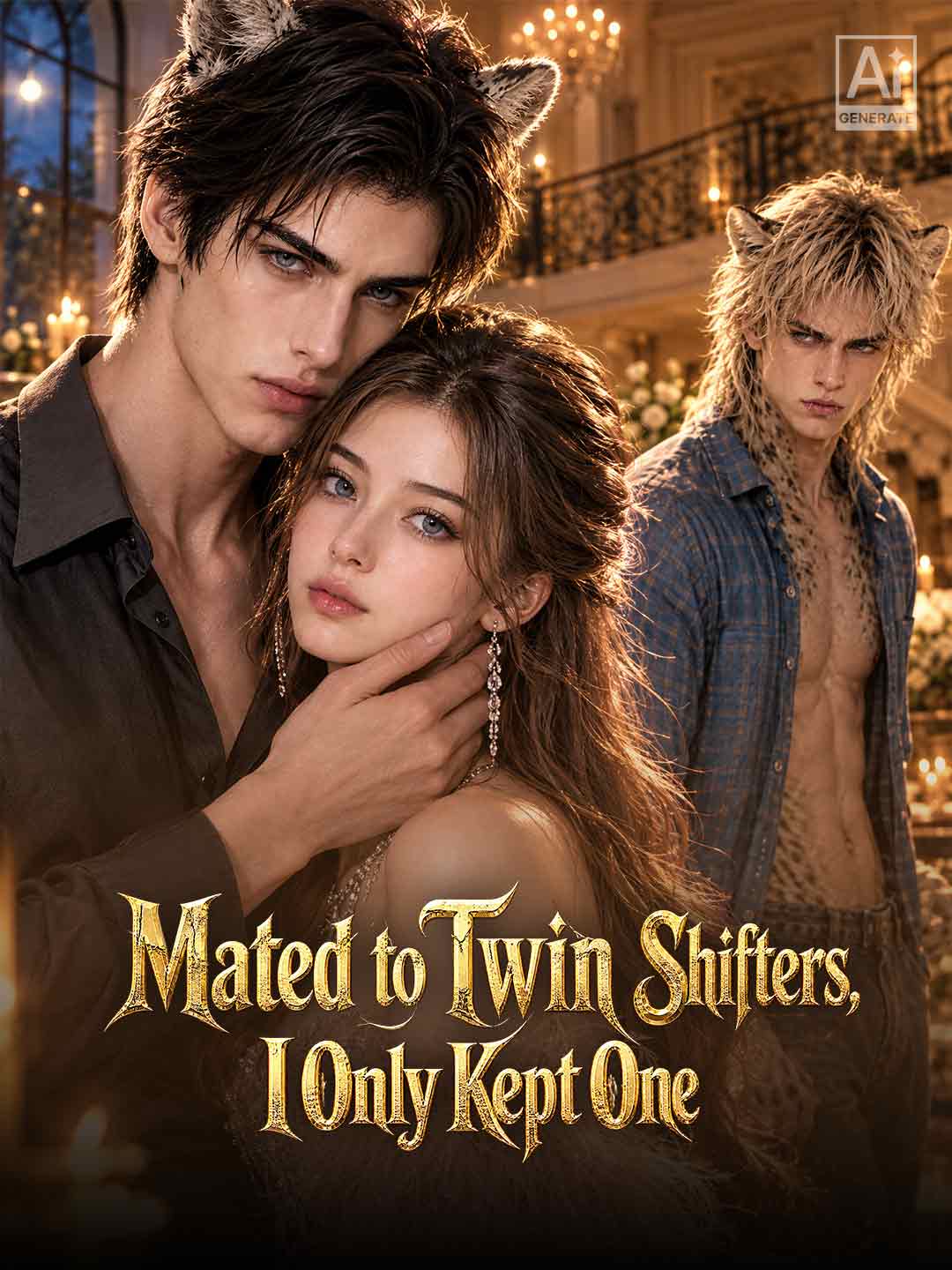 Mated to Twin Shifters, I Only Kept One posteri