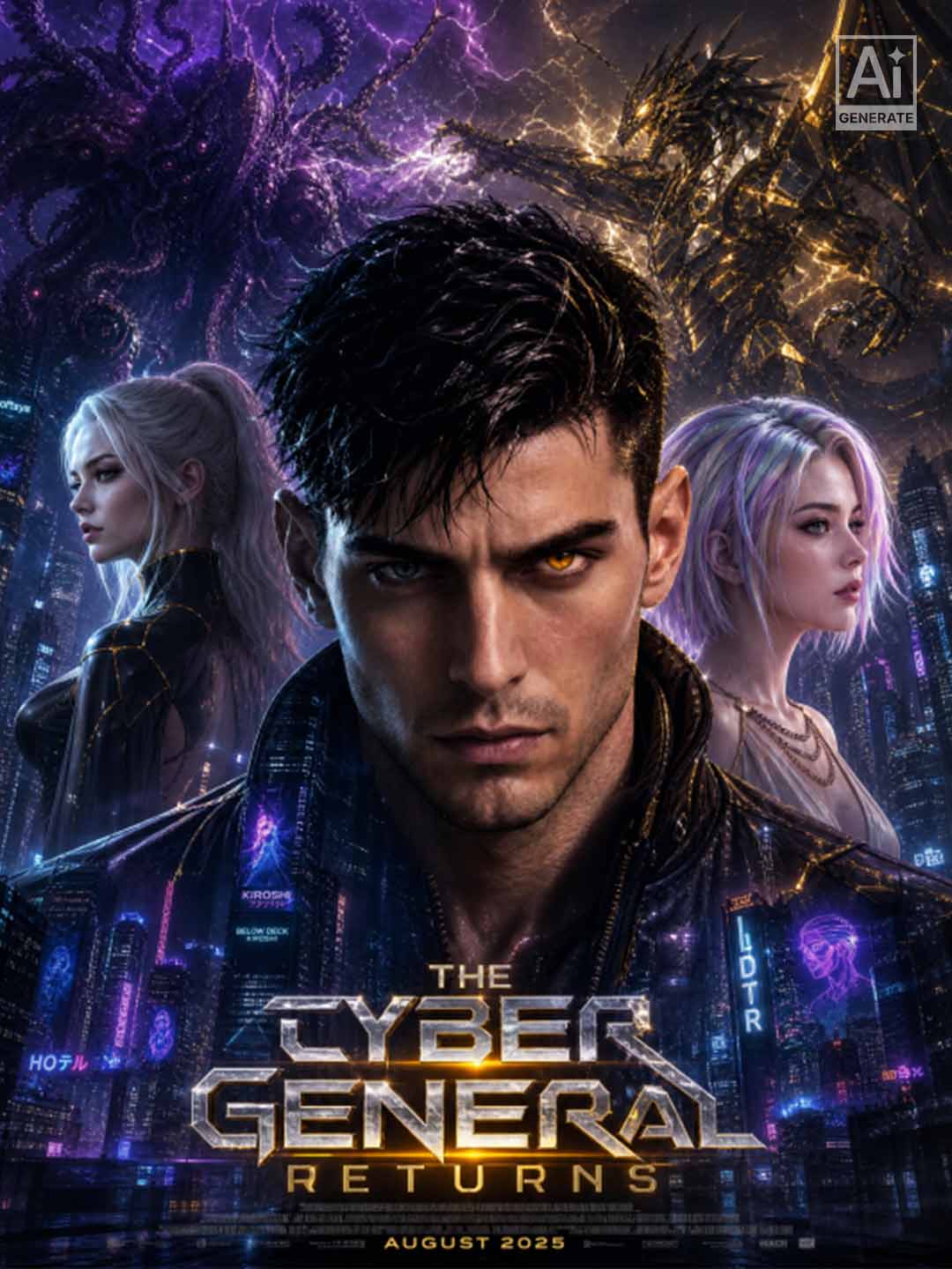 The Cyber General Returns posteri
