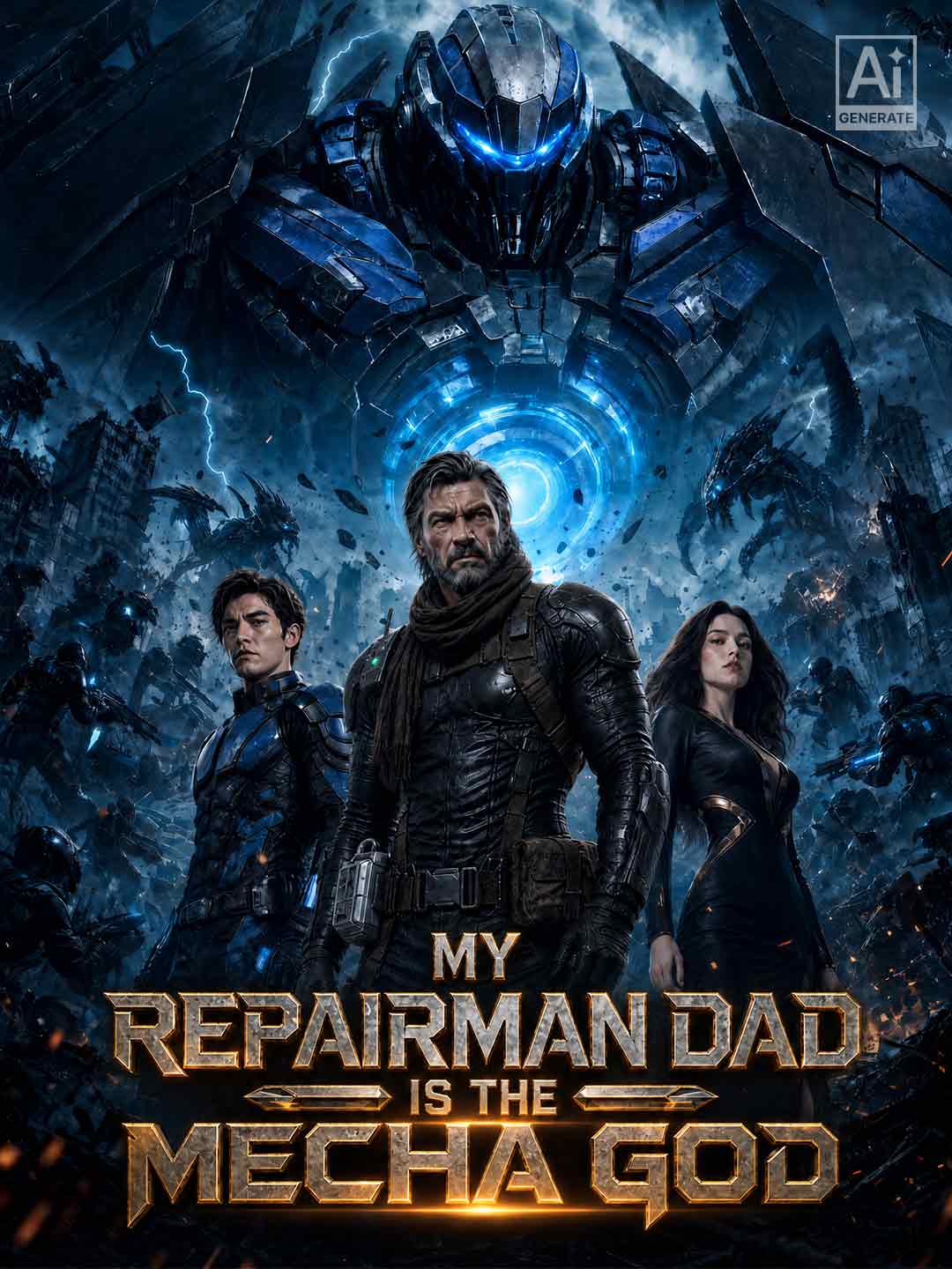 My Repairman Dad Is the Mecha God posteri