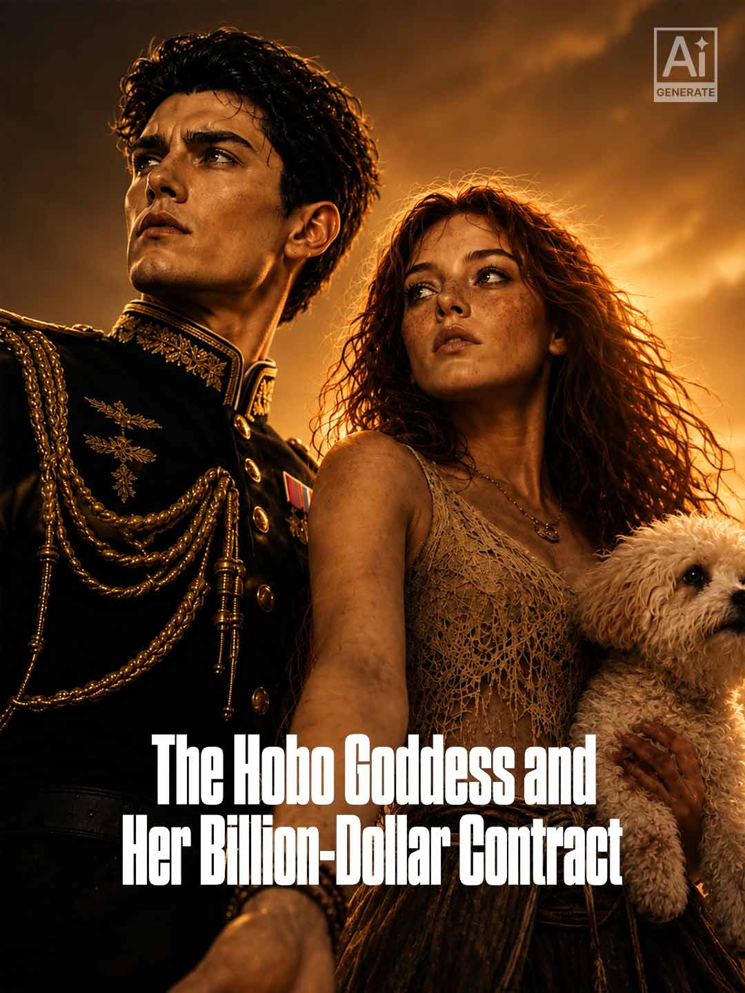 The Hobo Goddess and Her Billion-Dollar Contract posteri
