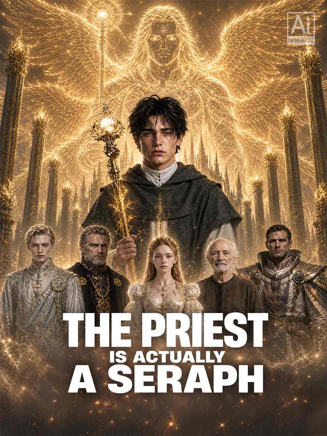 The Priest Is Actually A Seraph posteri