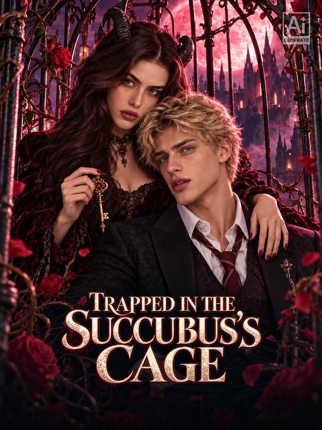 Trapped in the Succubus's Cage posteri