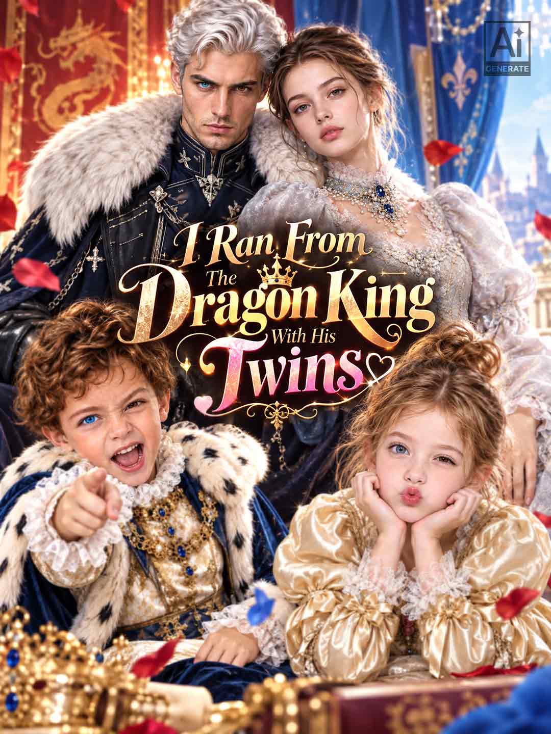 I Ran From the Dragon King... With His Twins posteri