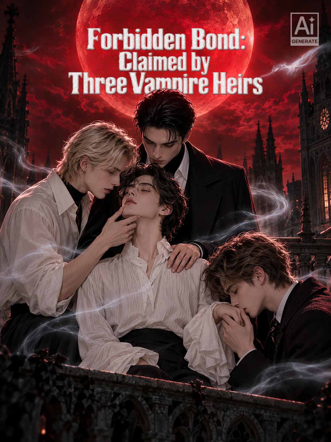 Forbidden Bond: Claimed by Three Vampire Heirs posteri