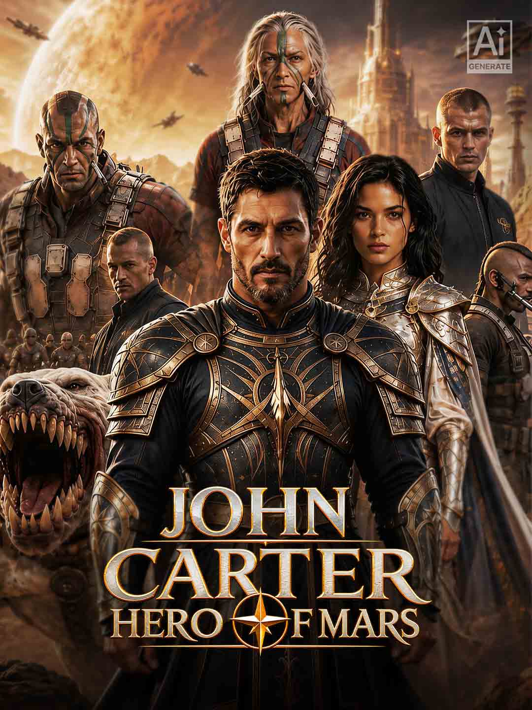 John Carter, Hero of Mars posteri