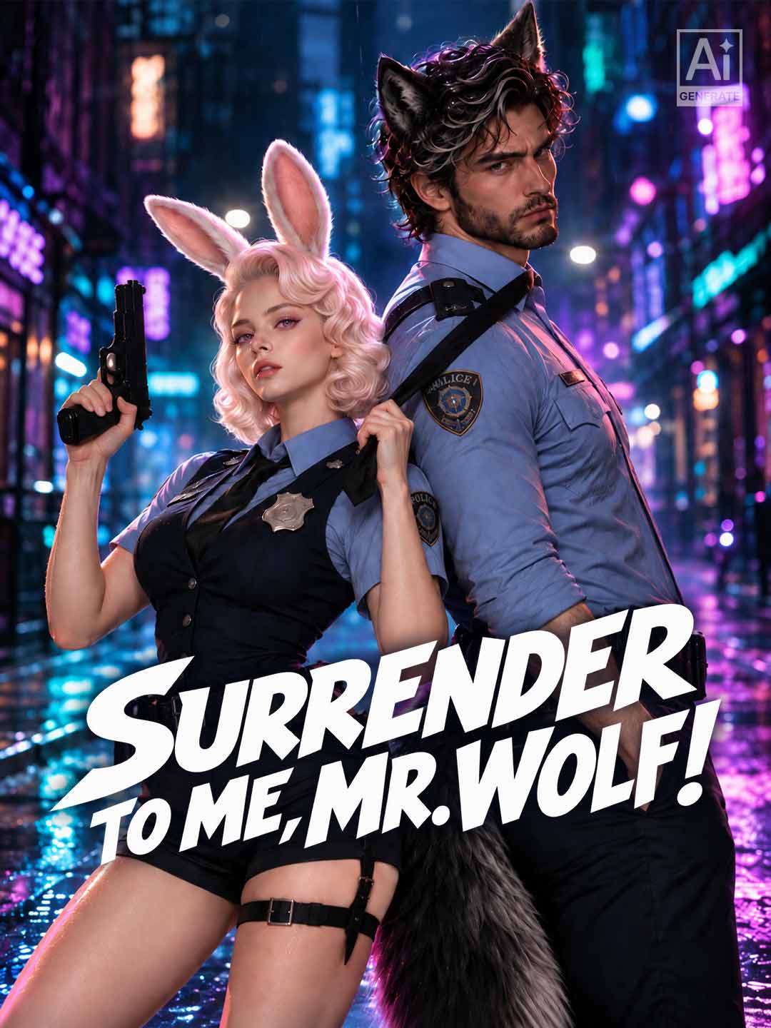 Surrender to Me, Mr. Wolf! posteri