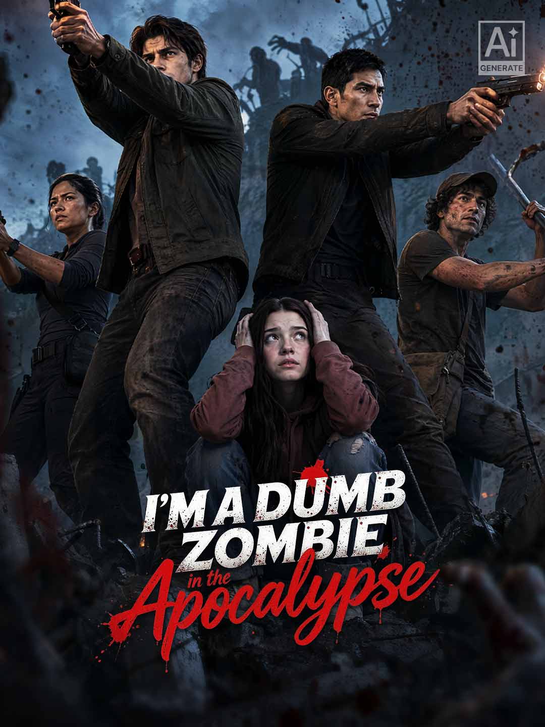 I'm a Dumb Zombie in the Apocalypse posteri