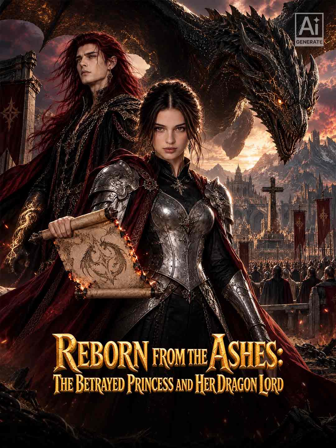 Reborn from the Ashes: The Betrayed Princess and Her Dragon Lord posteri