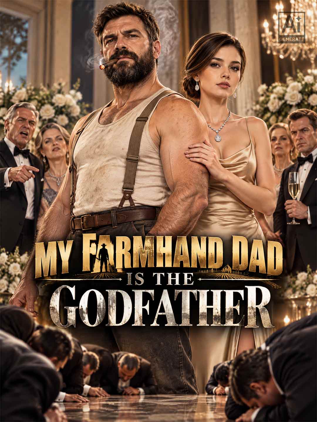 My Farmhand Dad is The Godfather posteri