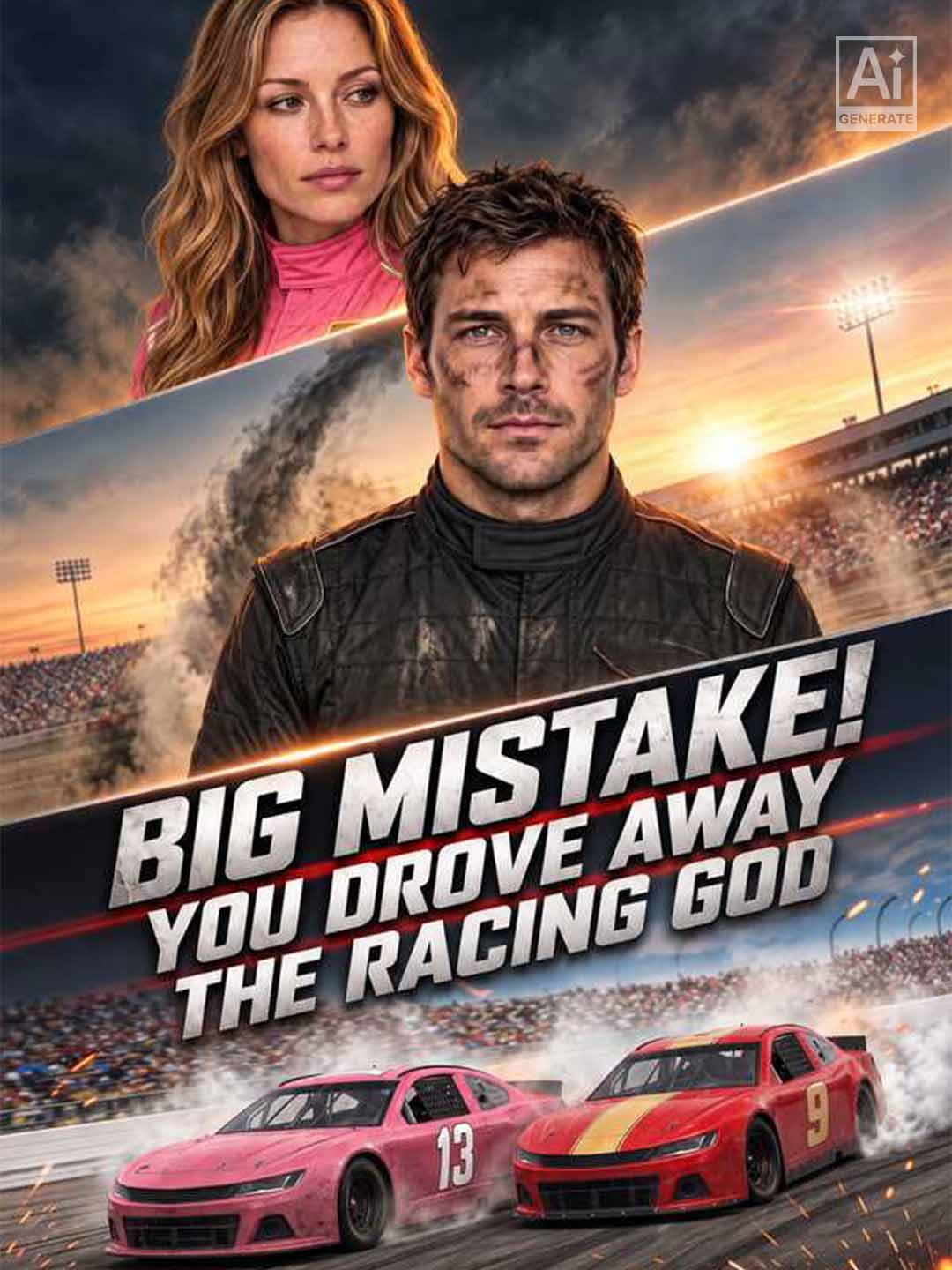 Big Mistake! You Drove Away the Racing God posteri