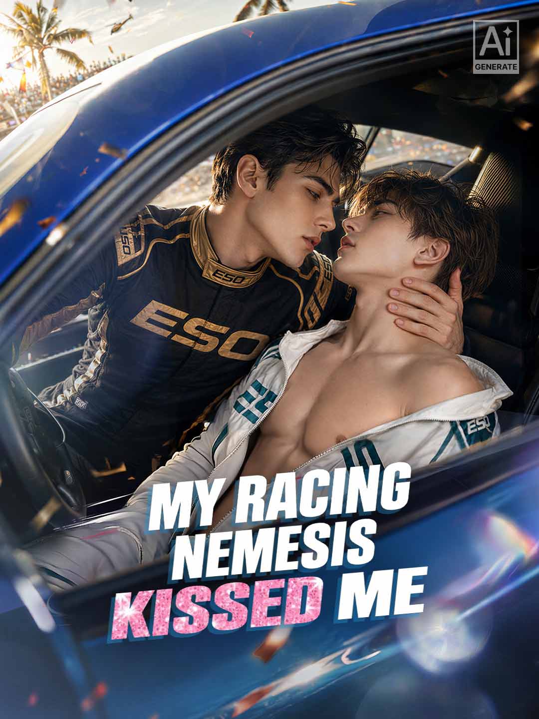 My Racing Nemesis Kissed Me posteri
