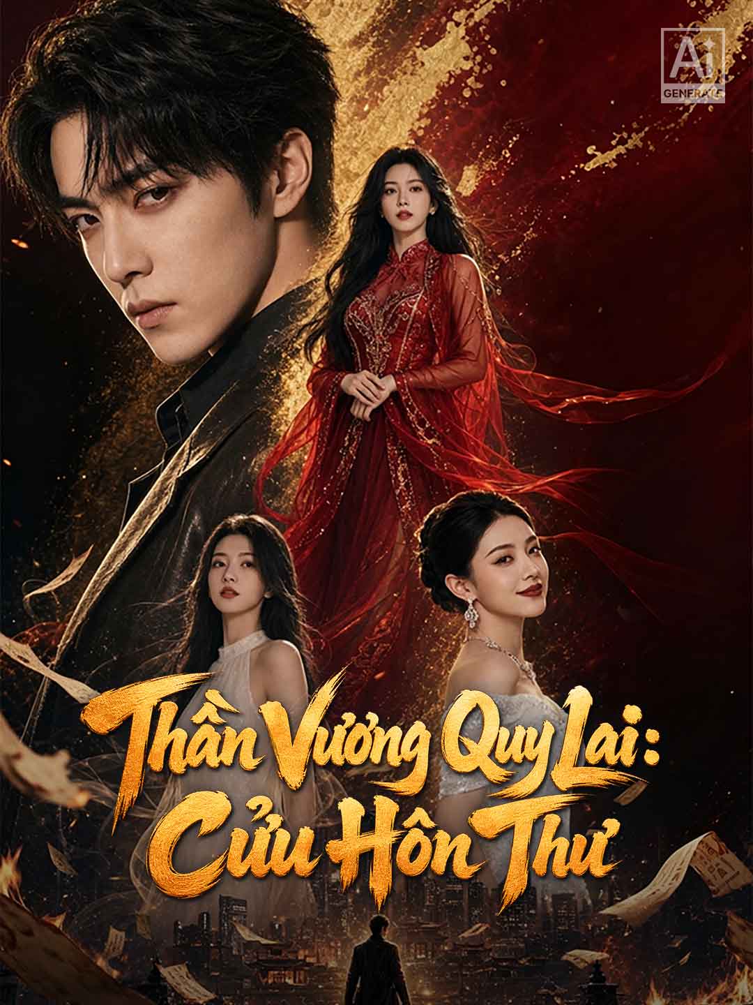 Thần Vương Quy Lai: Cửu Hôn Thư posteri