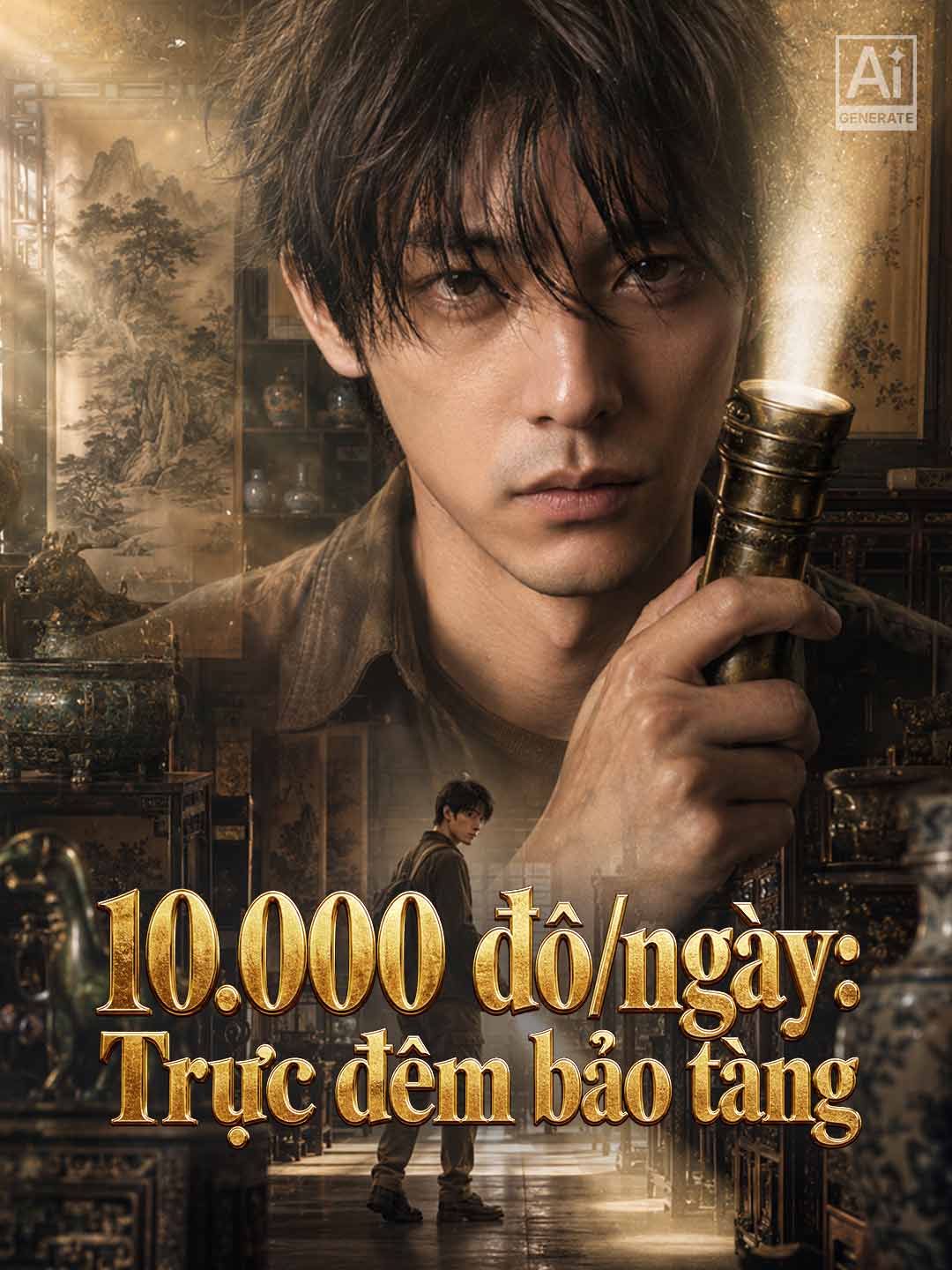 10.000 đô/ngày: Trực đêm bảo tàng posteri