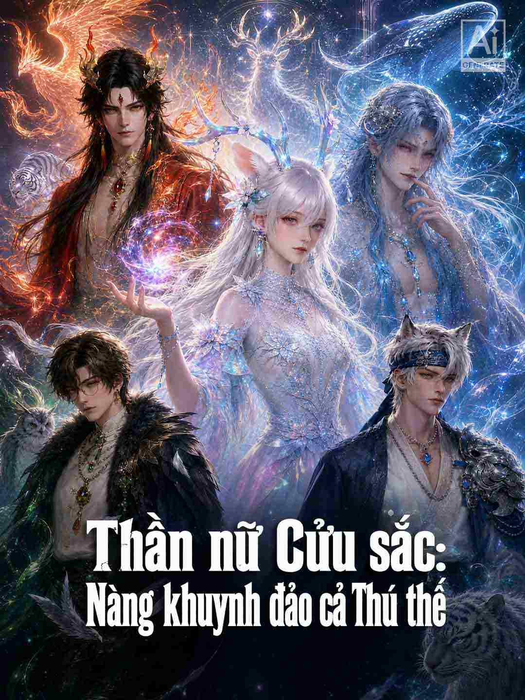 Thần nữ Cửu sắc: Nàng khuynh đảo cả Thú thế posteri