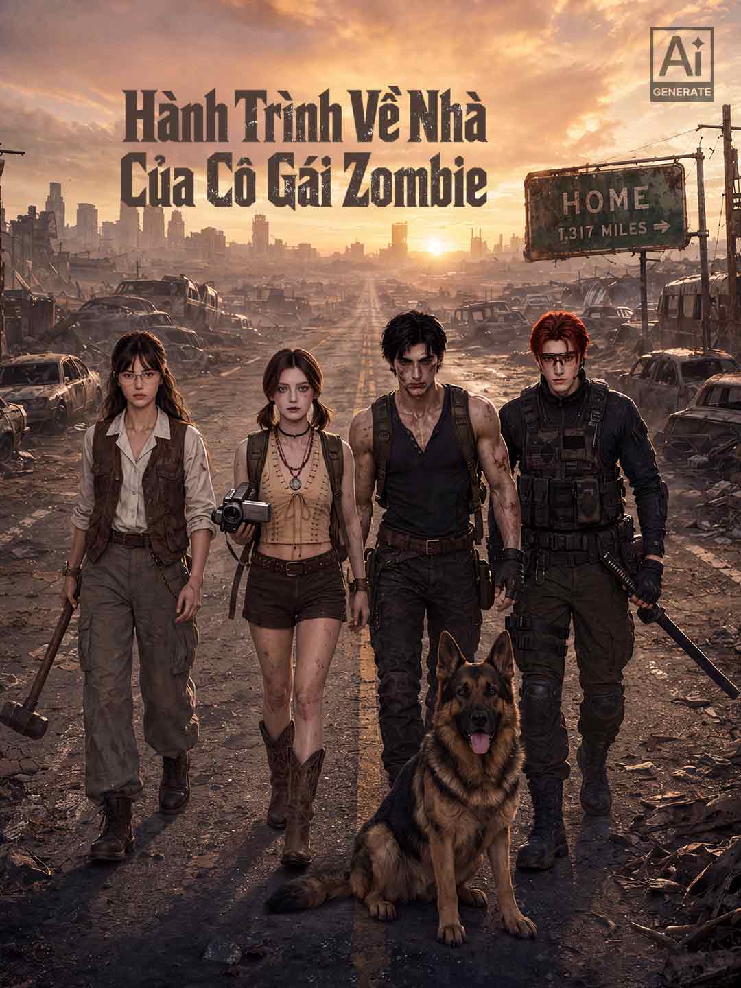 Hành Trình Về Nhà Của Cô Gái Zombie posteri