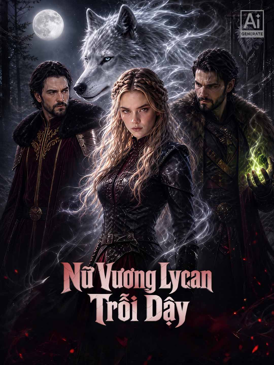 Nữ Vương Lycan Trỗi Dậy posteri